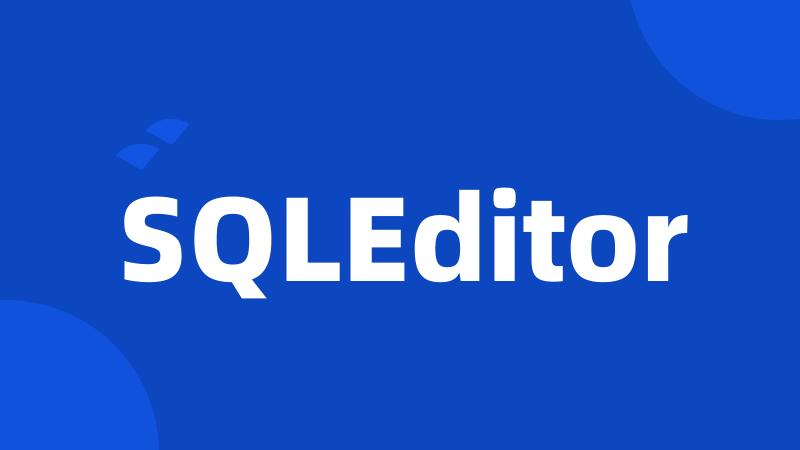 SQLEditor