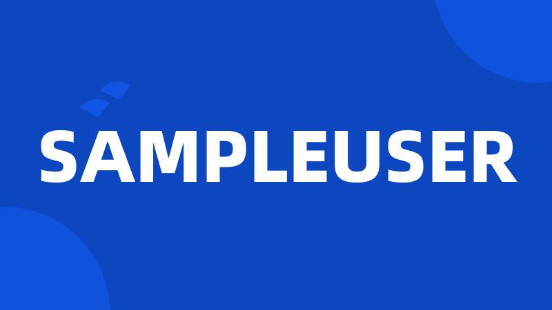 SAMPLEUSER