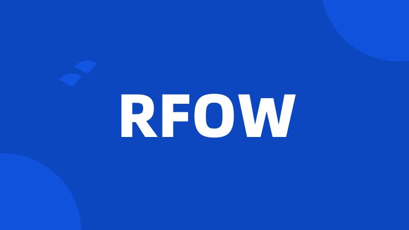 RFOW