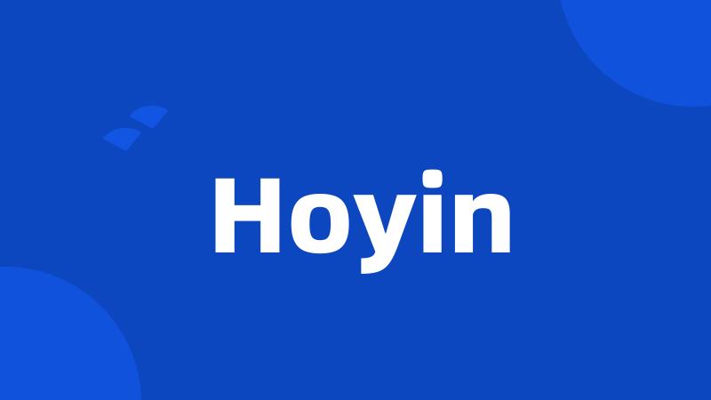 Hoyin