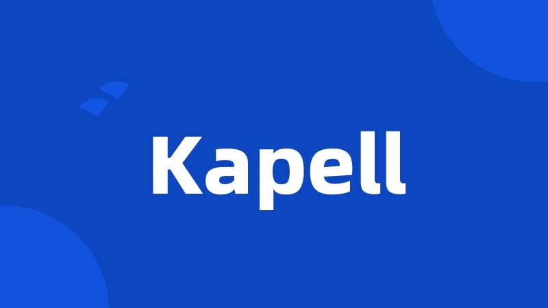 Kapell