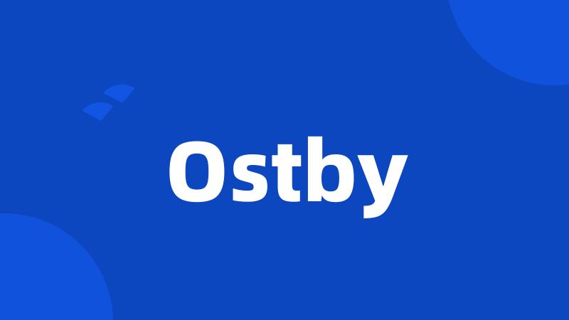 Ostby