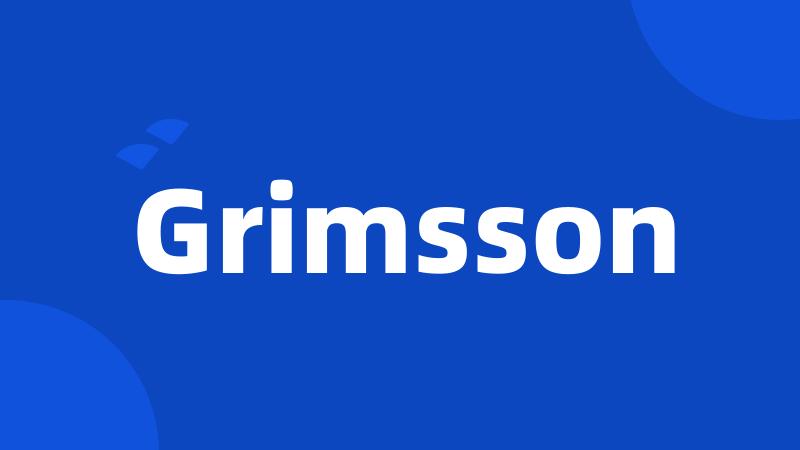 Grimsson