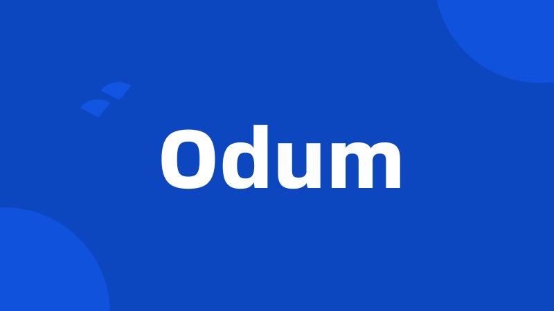 Odum