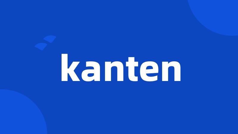 kanten