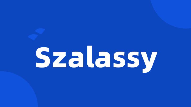 Szalassy