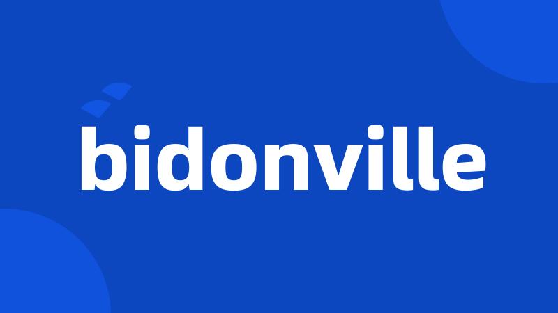 bidonville