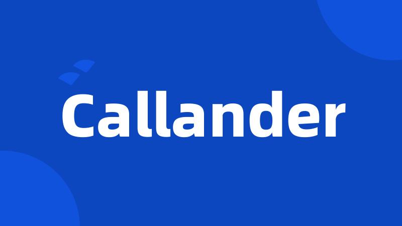 Callander