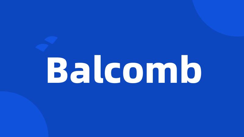 Balcomb