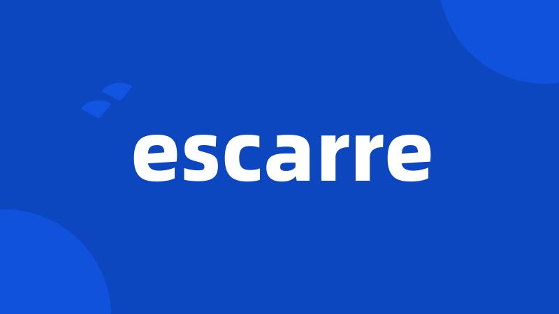 escarre