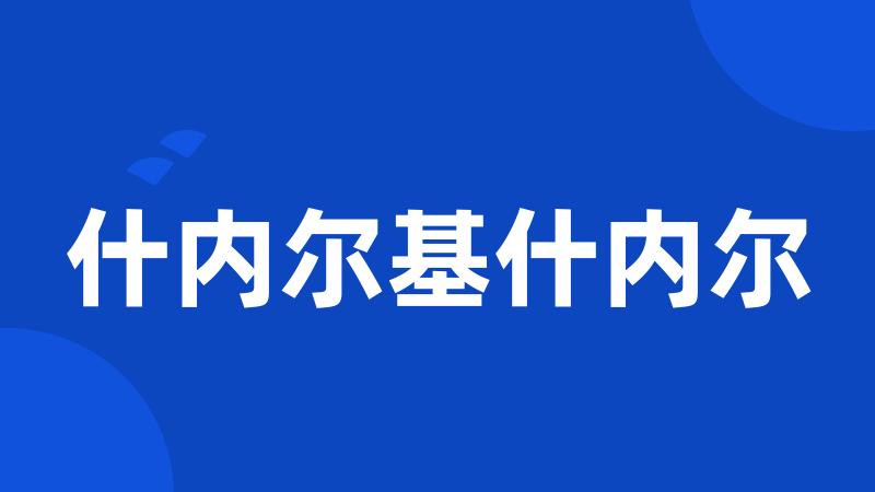 什内尔基什内尔