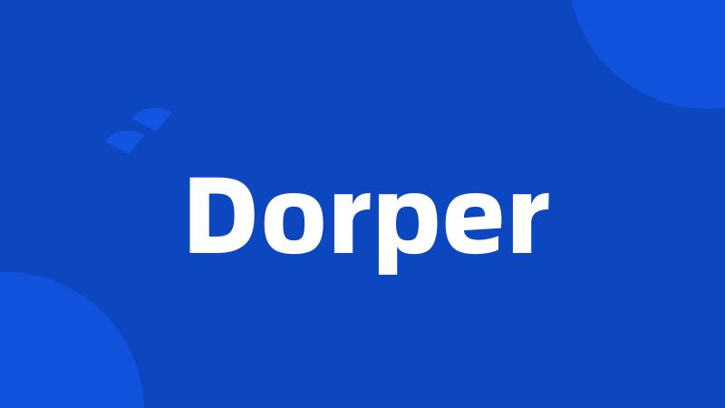 Dorper