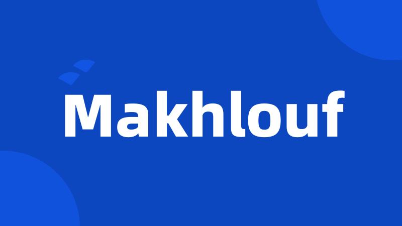 Makhlouf