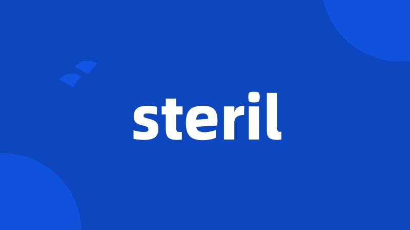 steril