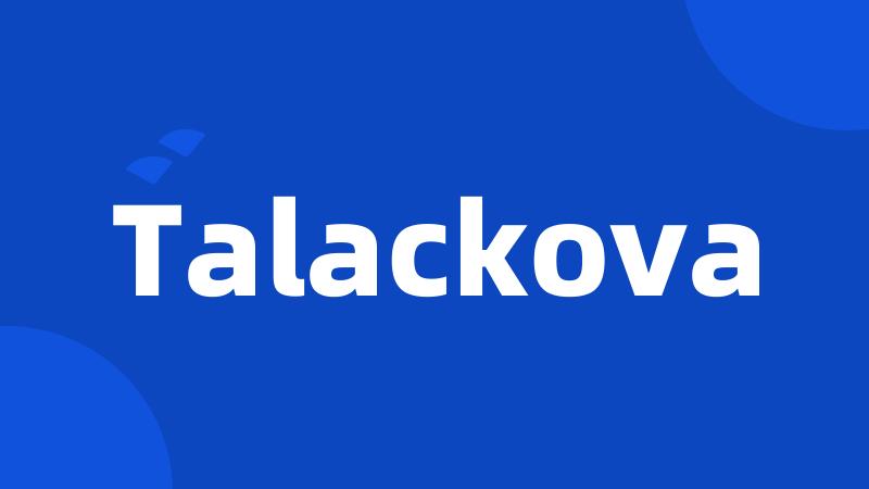 Talackova