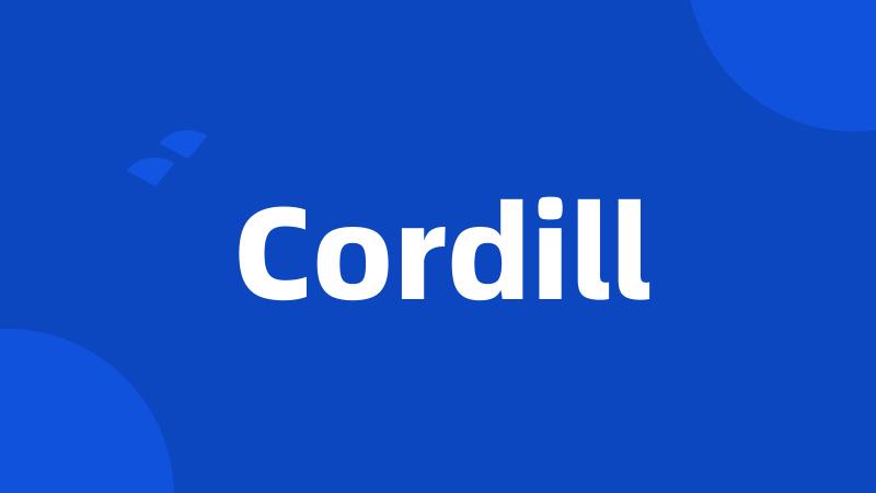 Cordill