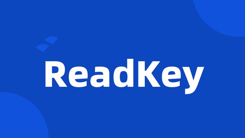 ReadKey