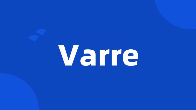 Varre