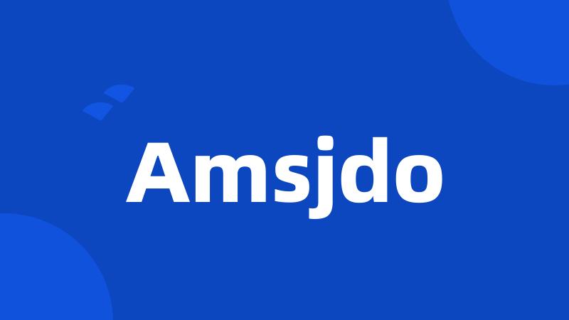 Amsjdo