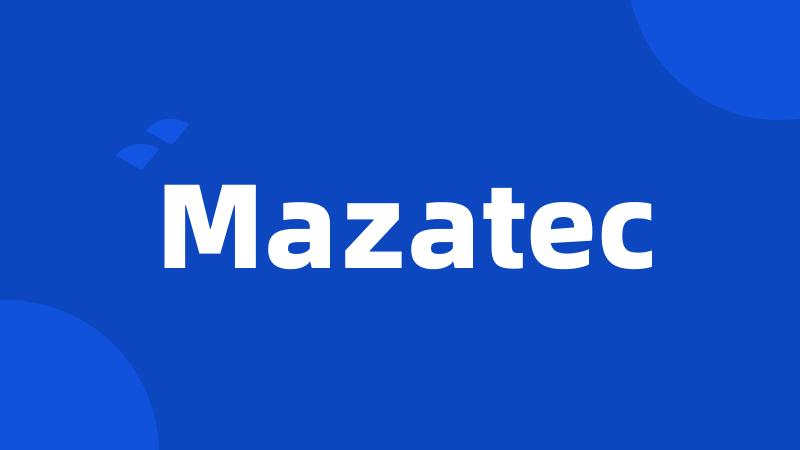 Mazatec