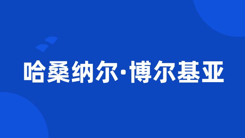 哈桑纳尔·博尔基亚