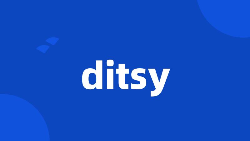 ditsy