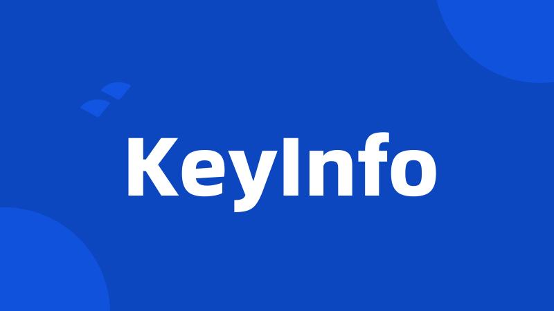 KeyInfo