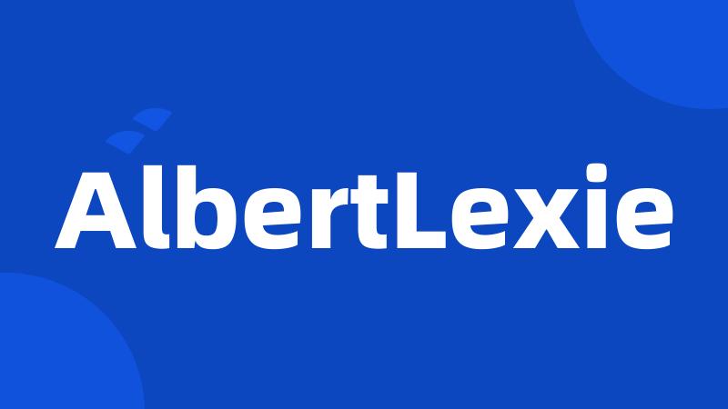 AlbertLexie