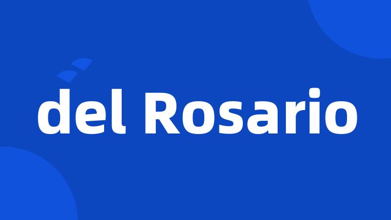 del Rosario