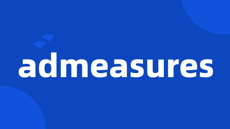 admeasures