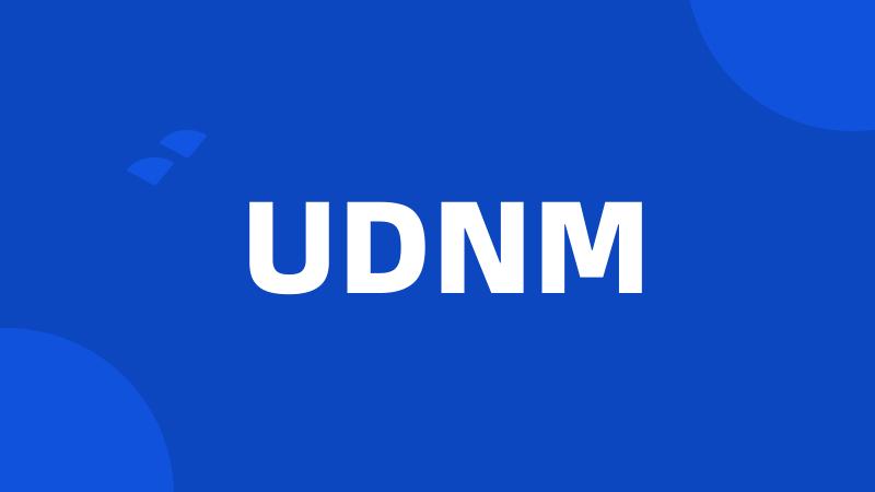 UDNM