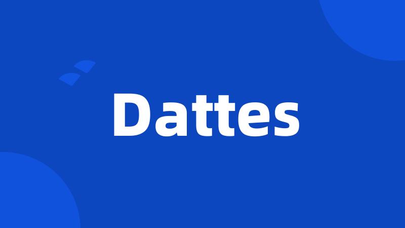 Dattes