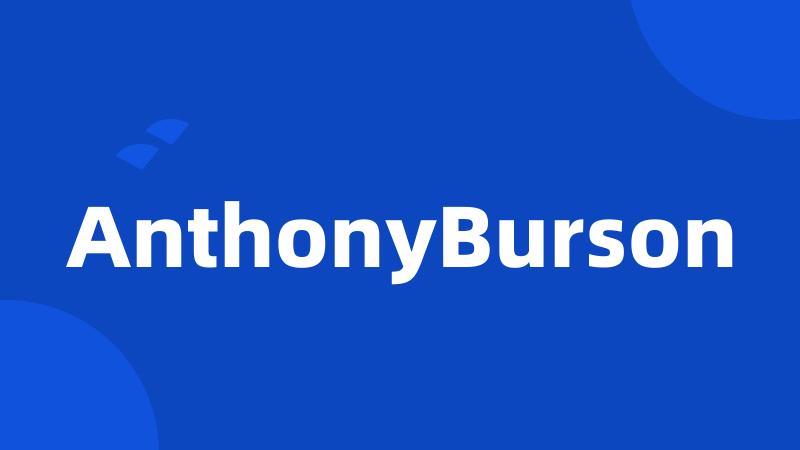 AnthonyBurson