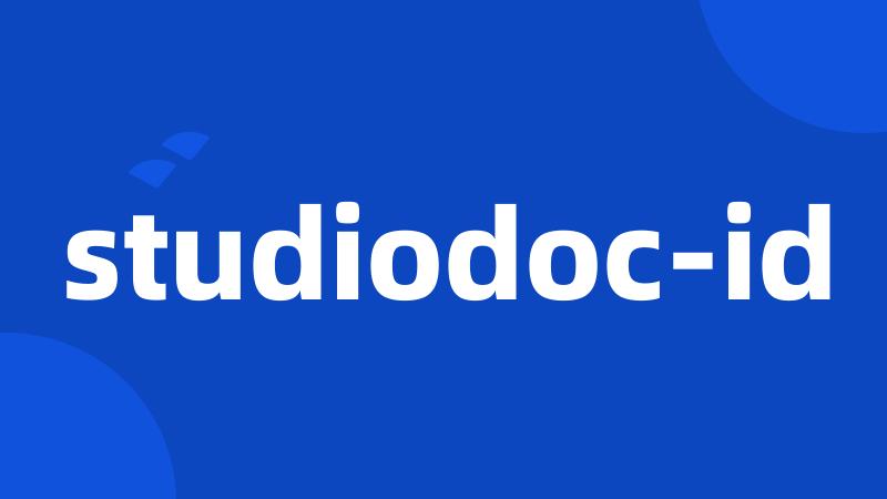 studiodoc-id