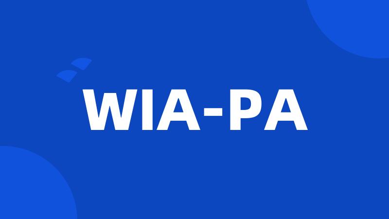 WIA-PA