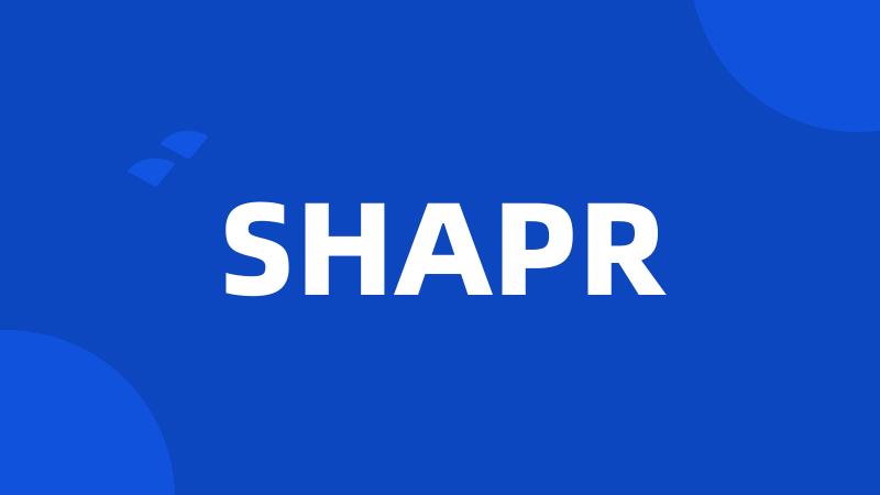 SHAPR