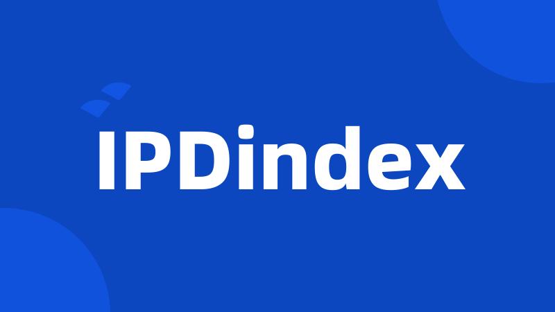 IPDindex