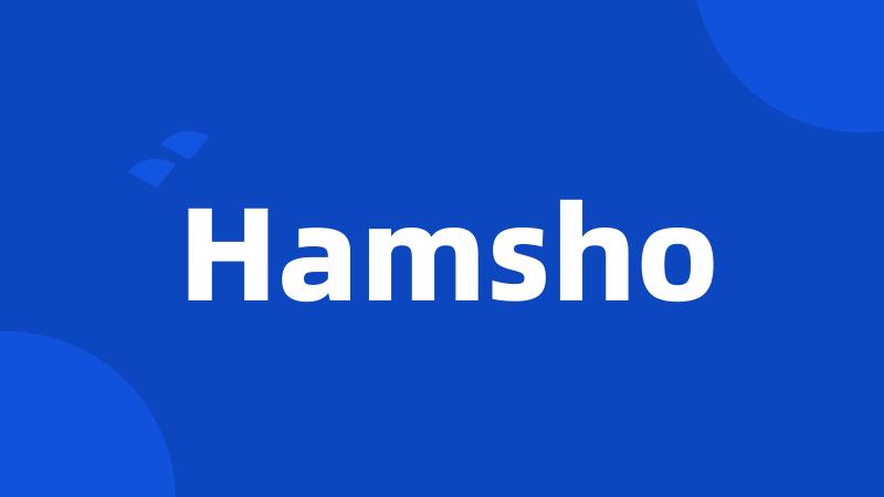 Hamsho