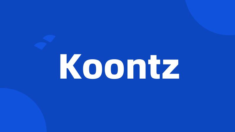 Koontz