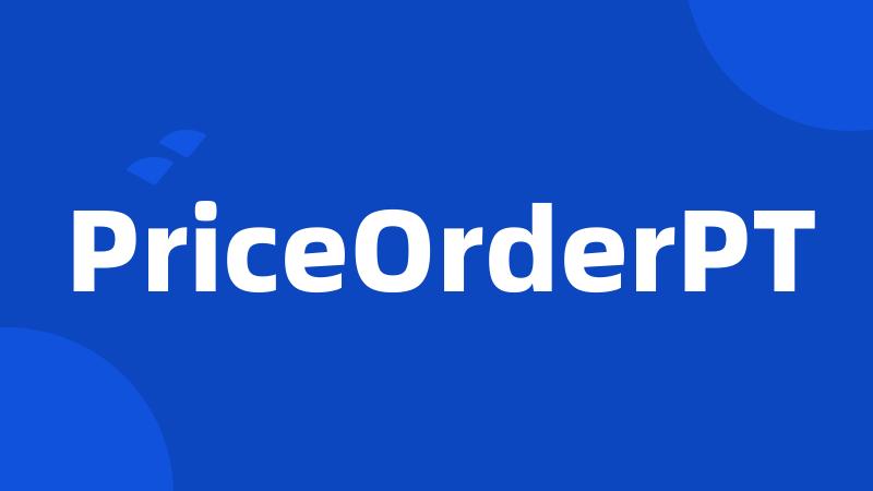 PriceOrderPT