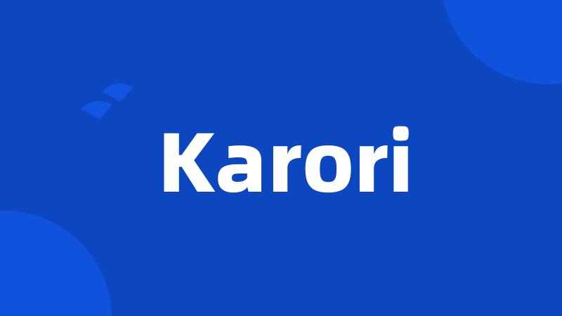 Karori