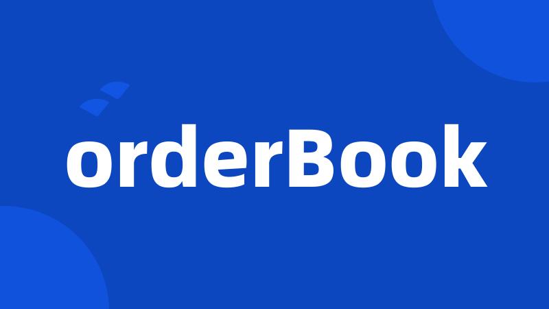 orderBook