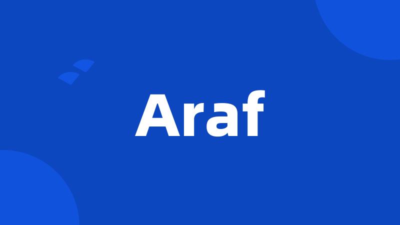 Araf