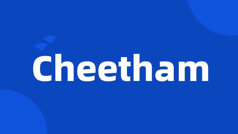 Cheetham