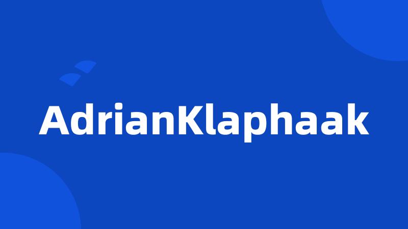 AdrianKlaphaak