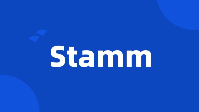 Stamm