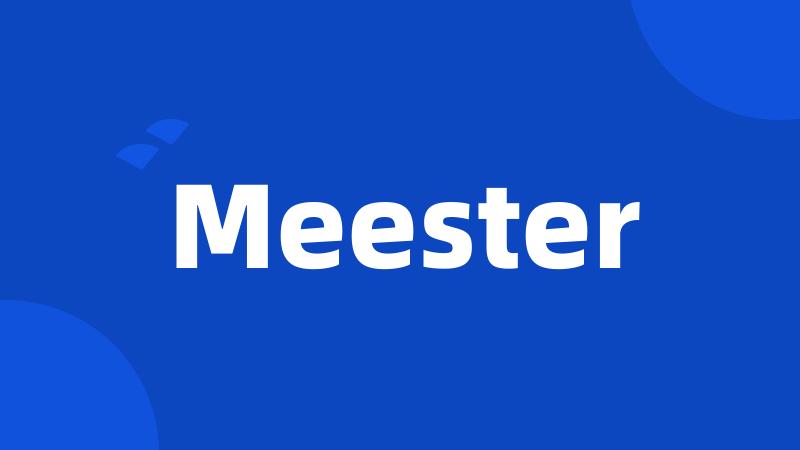 Meester