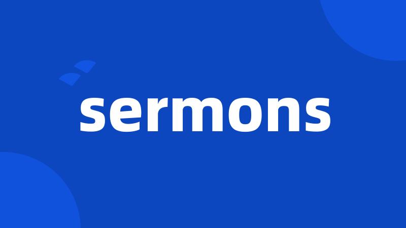 sermons