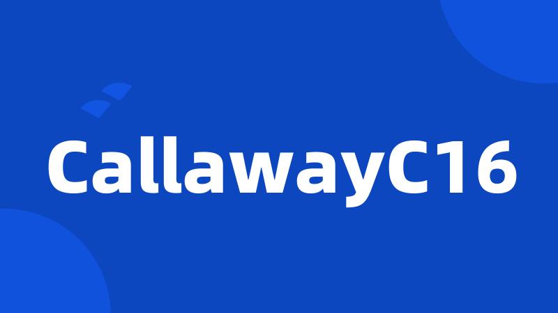 CallawayC16