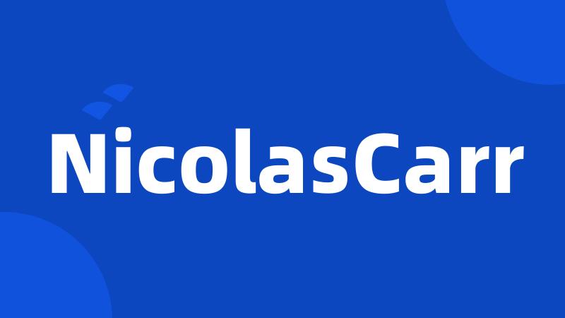 NicolasCarr